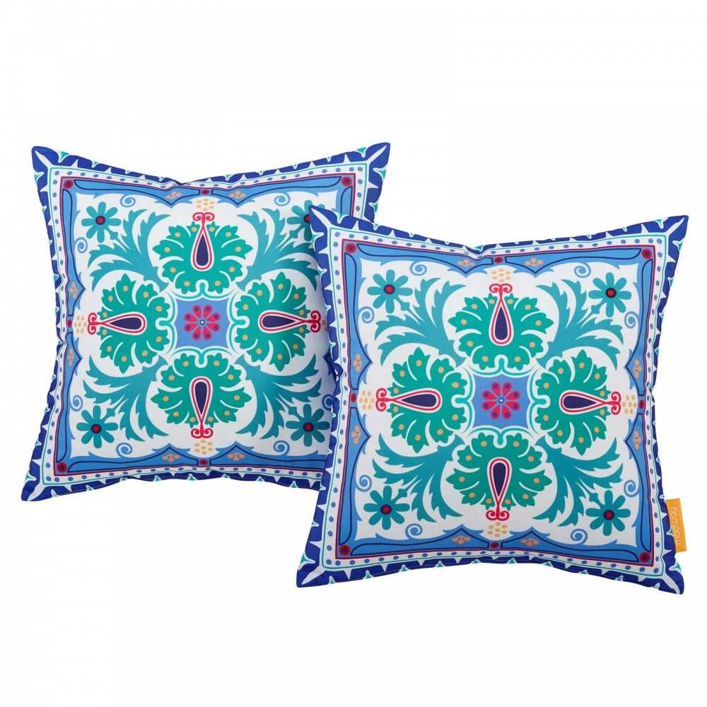 Modway Outdoor Patio Single Pillow, Clover