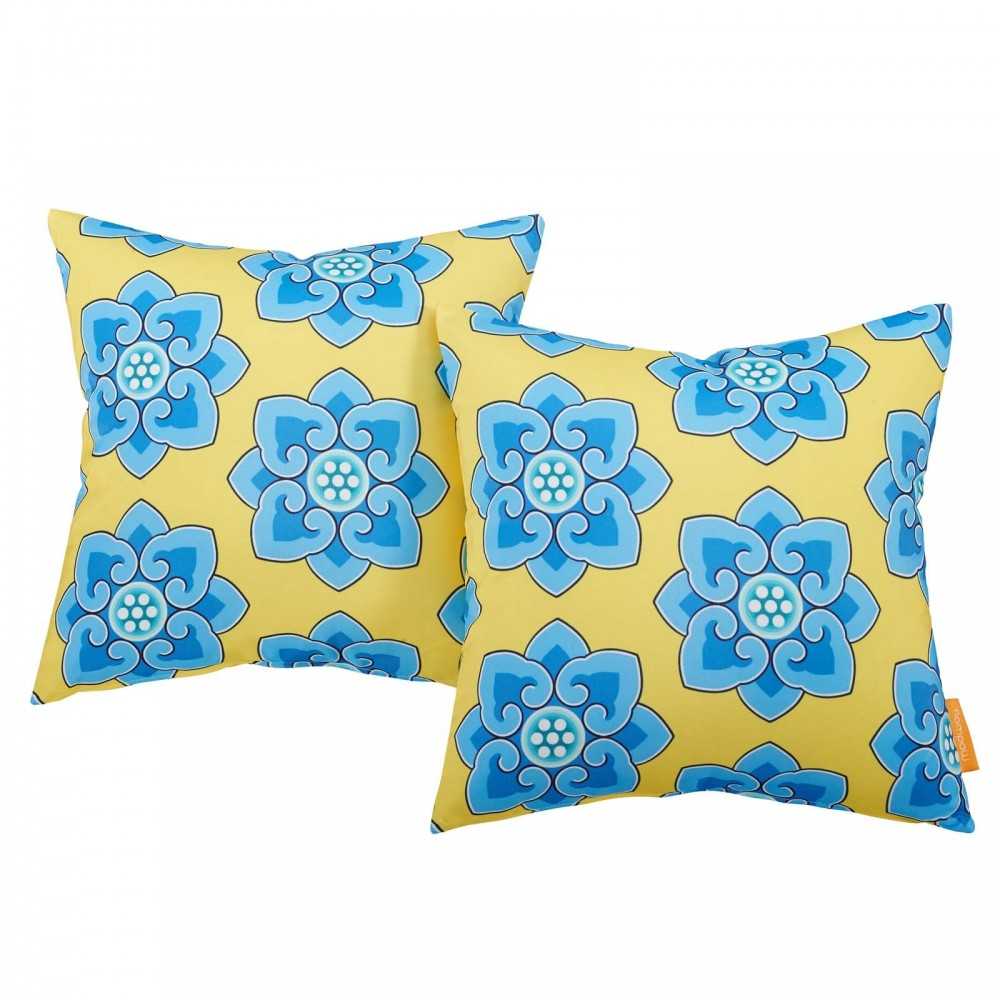 Modway Outdoor Patio Single Pillow, Cornflower