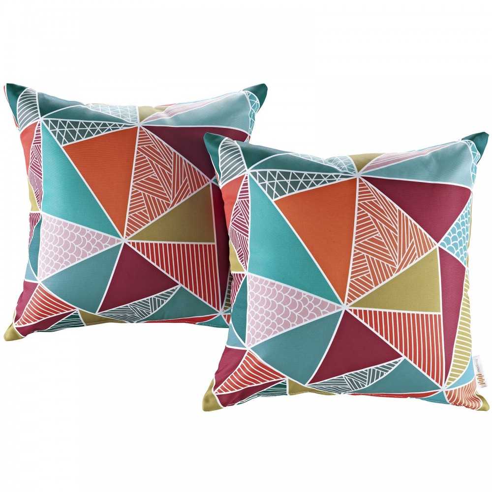 Modway Outdoor Patio Single Pillow, Mosaic