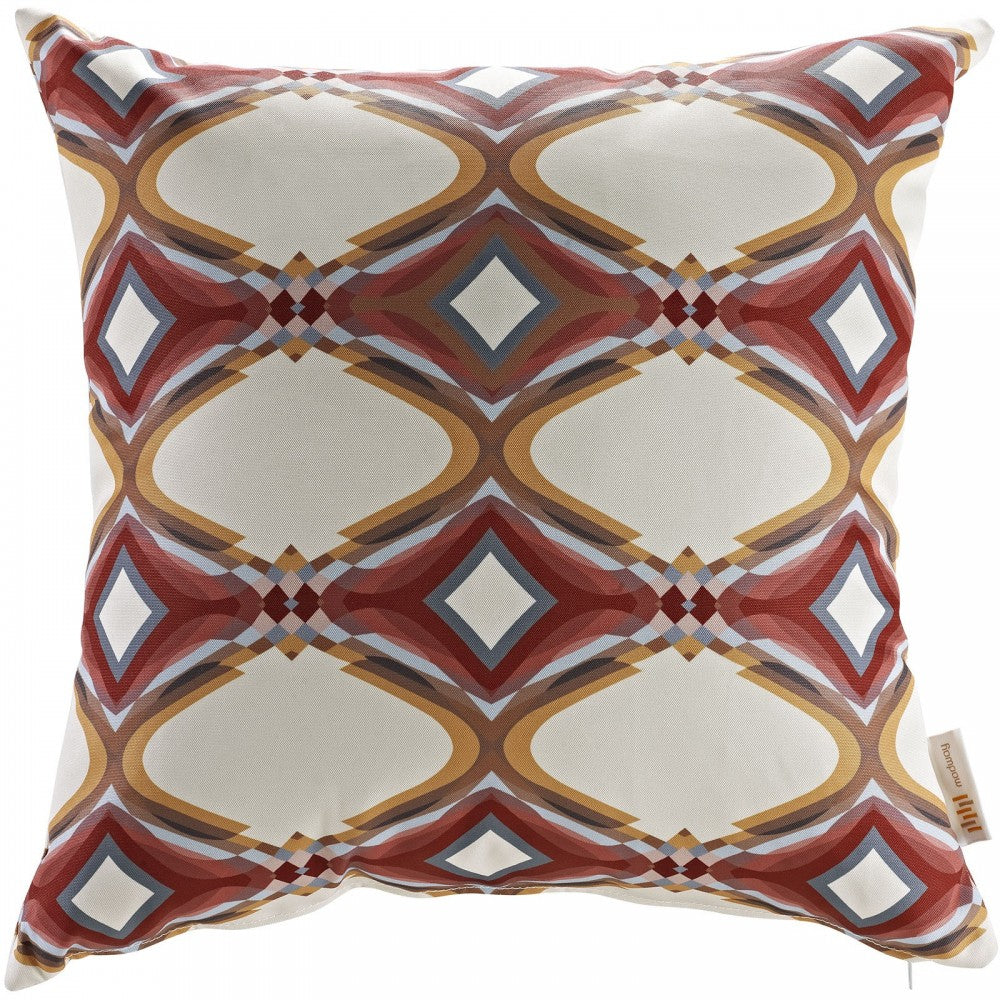 Modway Two Piece Outdoor Patio Pillow Set, Repeat