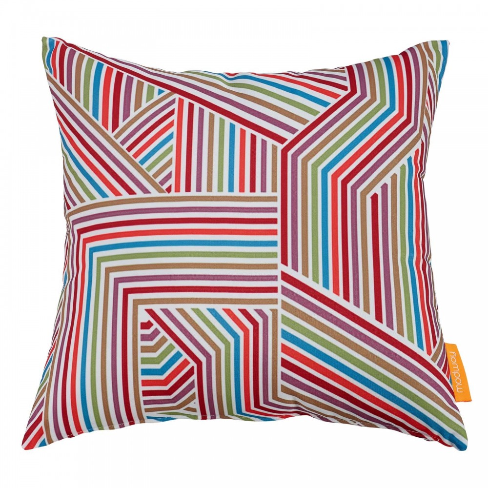 Modway Two Piece Outdoor Patio Pillow Set, Tapestry