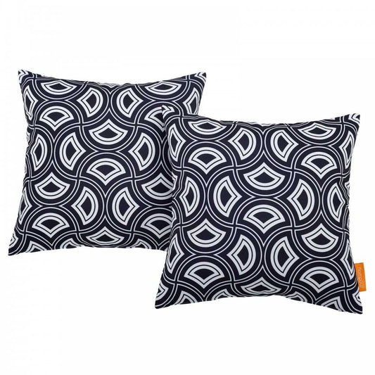 Modway Two Piece Outdoor Patio Pillow Set, Mask