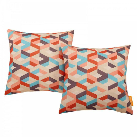 Modway Two Piece Outdoor Patio Pillow Set, Montage