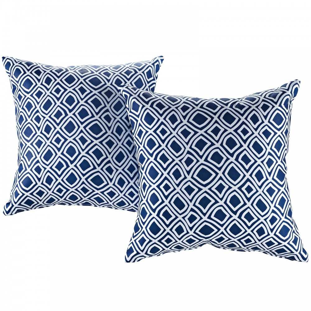 Modway Two Piece Outdoor Patio Pillow Set, Balance