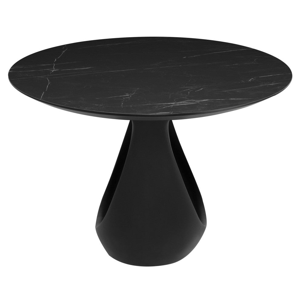 Montana Black Ceramic Dining Table, HGNE275