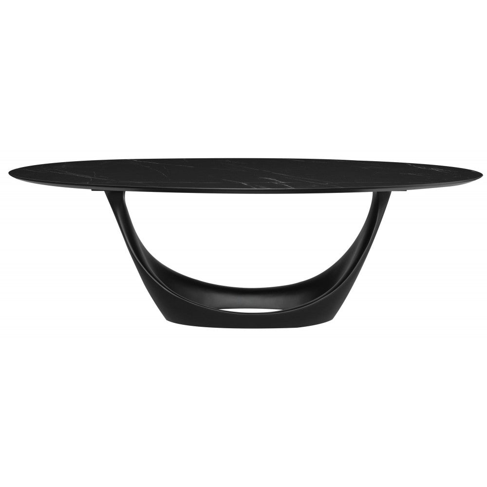 Montana Black Ceramic Dining Table, HGNE275