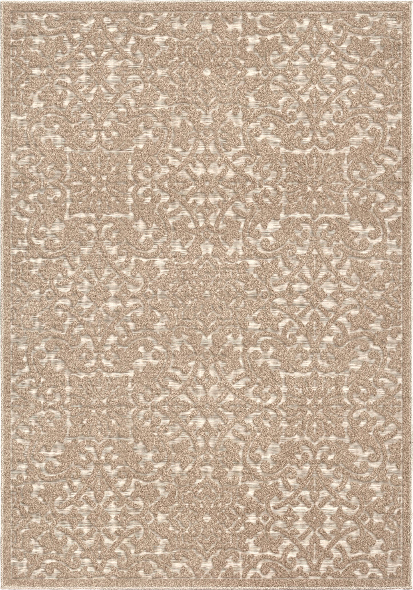 Orian Boucle' Biscay Driftwood 93"X130"