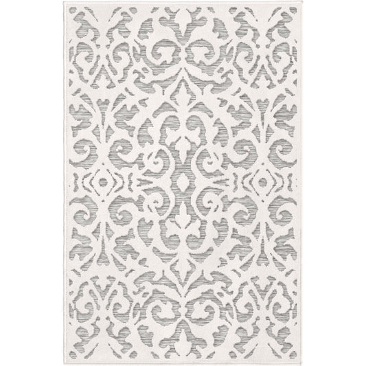 My Texas House by Orian Blur Damask Natural Gray 23"X39"