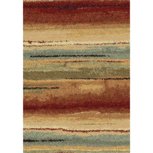 Orian Wild Weave Dusk To Dawn Multi 79"X116"
