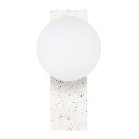 Nani White Glass Sconce Lighting, HGSK439