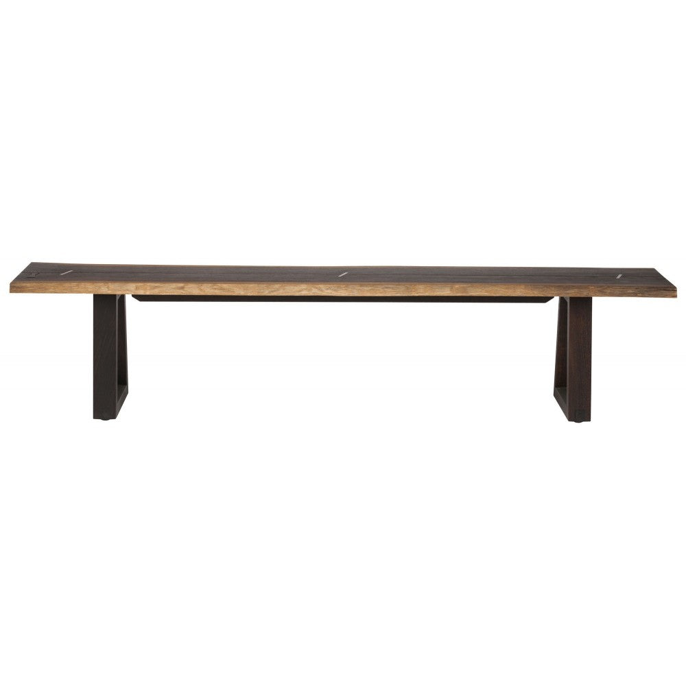 Napa Seared Wood Dining Bench