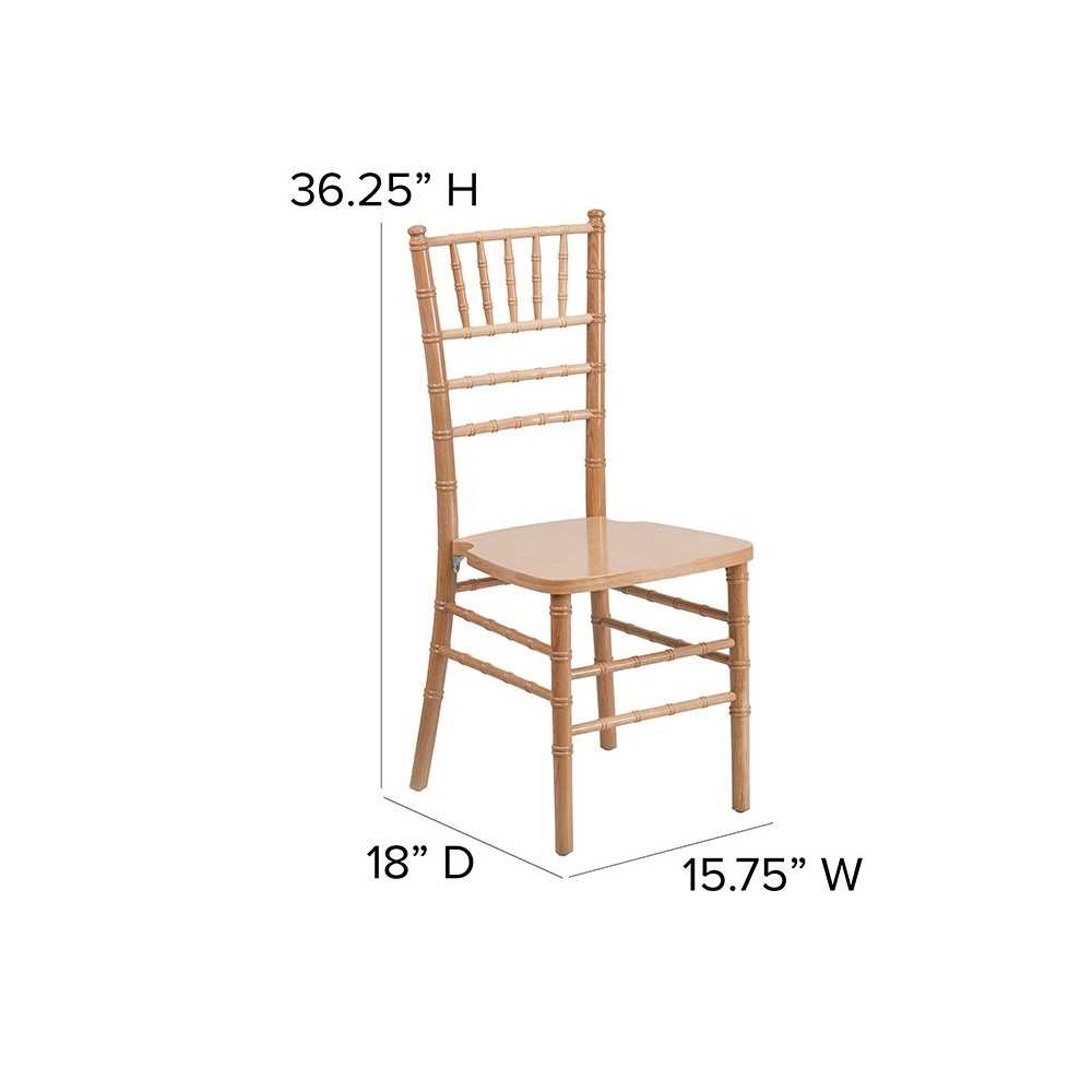 Natural Wood Chiavari Chair