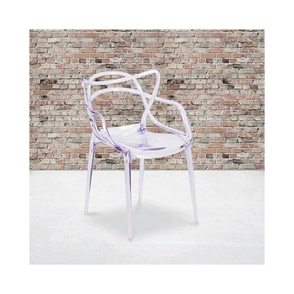 Nesting Series Transparent Stacking Side Chair