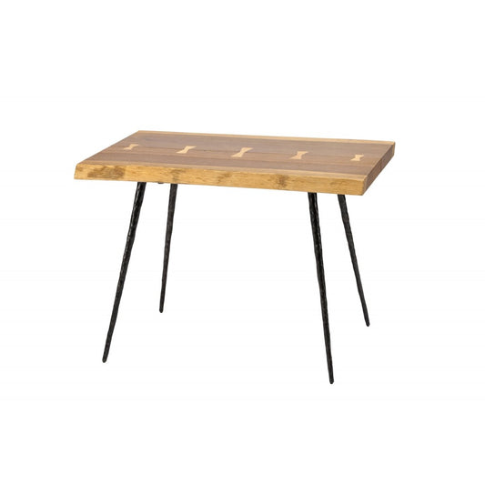 Nexa Smoked Wood Side Table