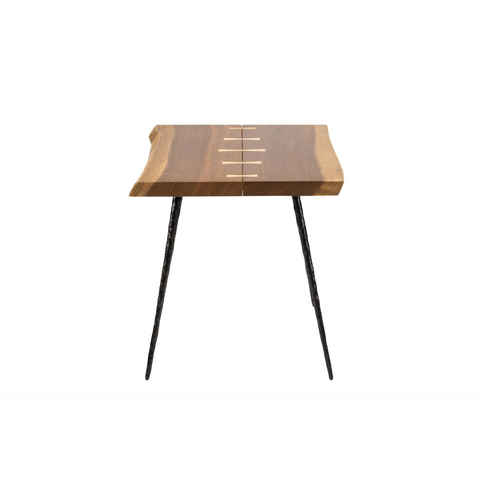 Nexa Smoked Wood Side Table