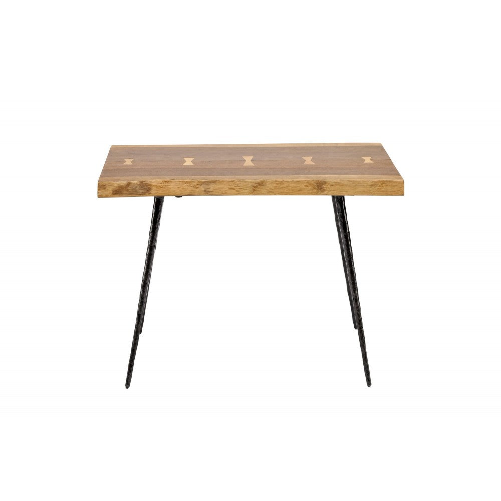 Nexa Smoked Wood Side Table