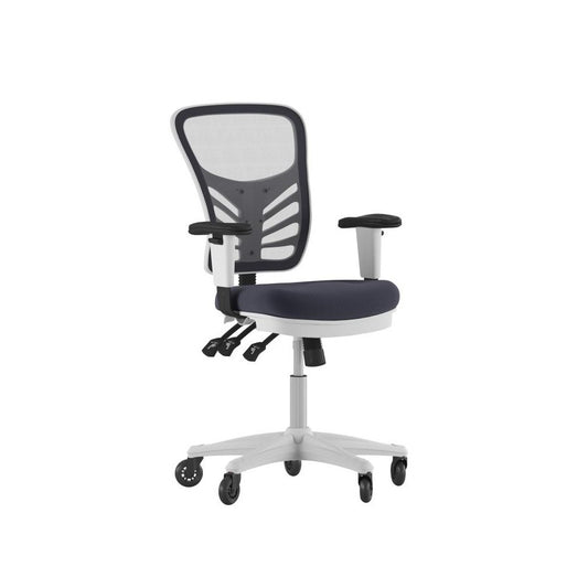 Nicholas Dark Gray Chair - Roller Wheels