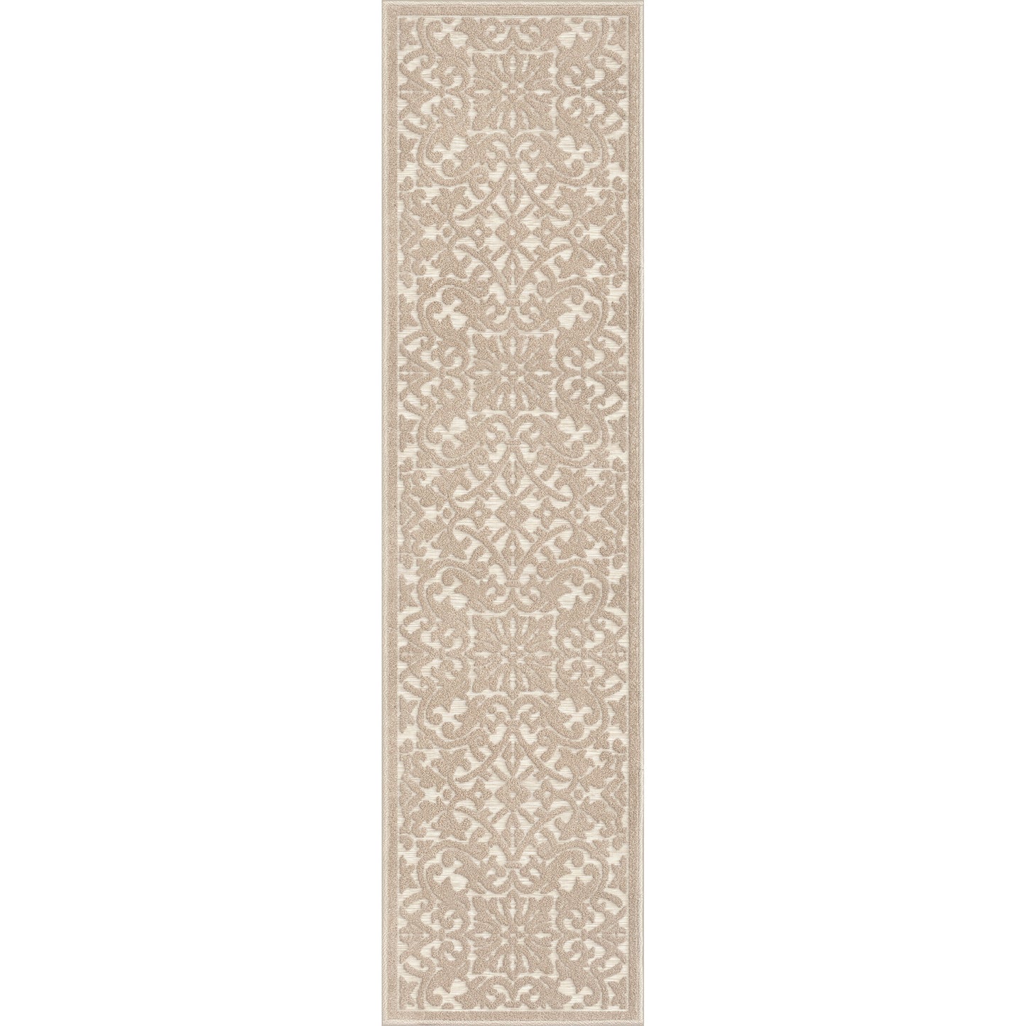 Orian Boucle' Biscay Driftwood 22"X90"