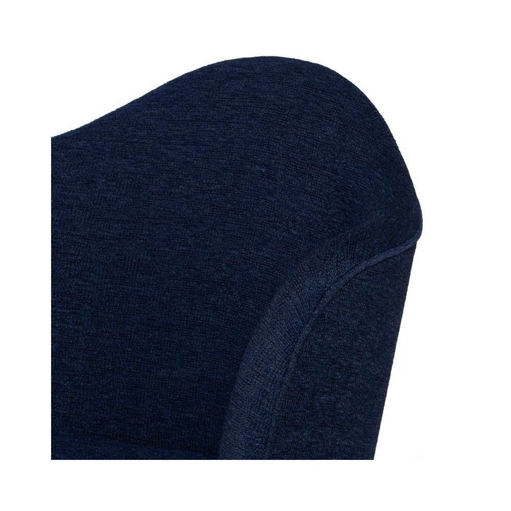 Nora True Blue Fabric Dining Chair