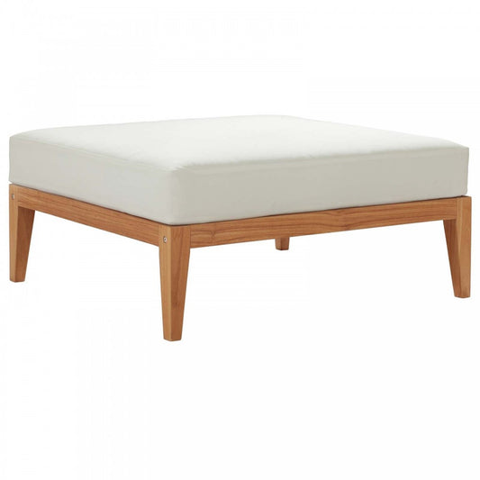 Northlake Outdoor Patio Premium Grade A Teak Wood Ottoman