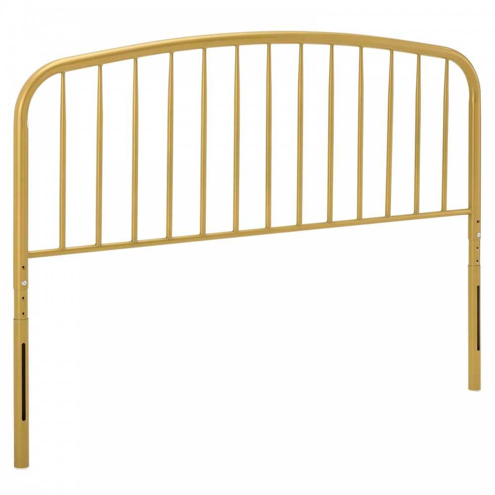 Nova King Metal Headboard, Gold