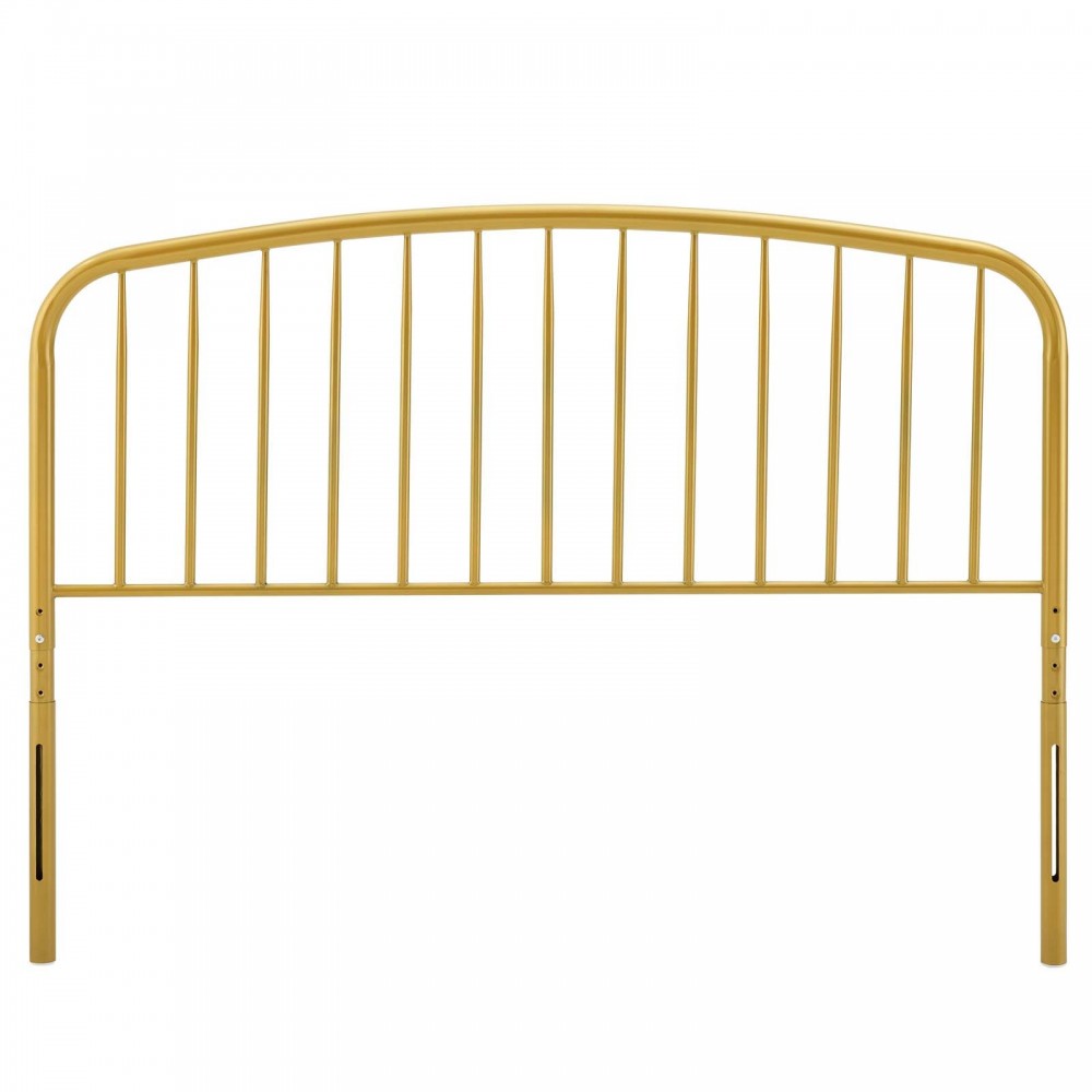 Nova King Metal Headboard, Gold