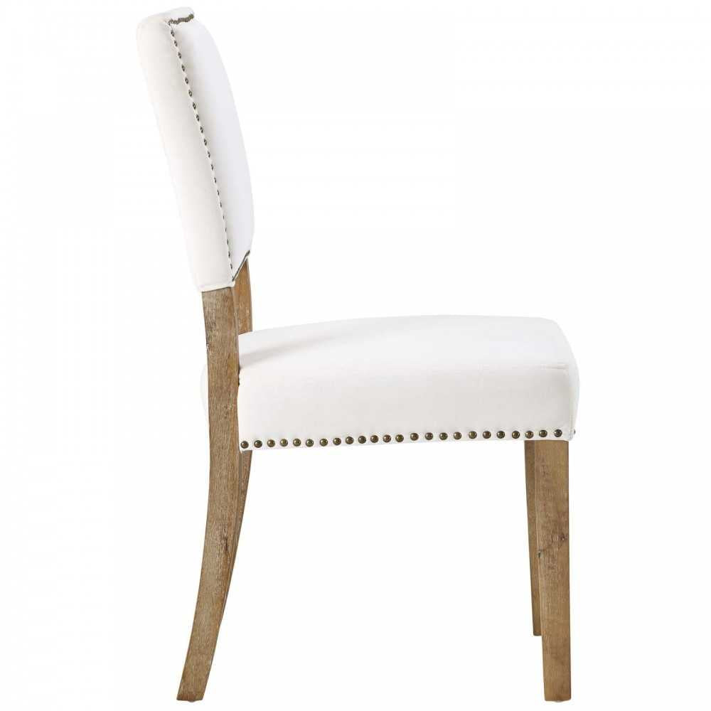 Oblige Wood Dining Chair, Ivory