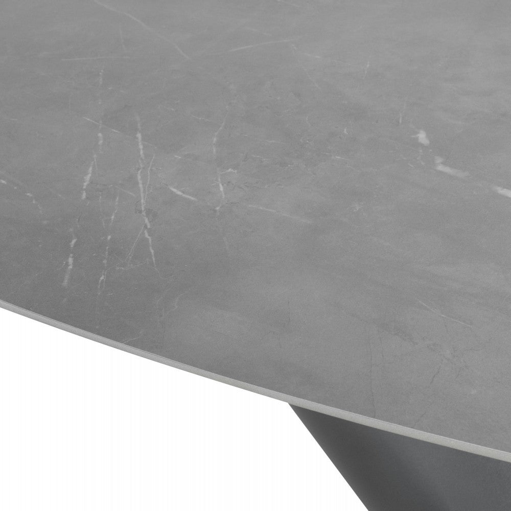 Oblo Gray Ceramic Dining Table, HGNE281