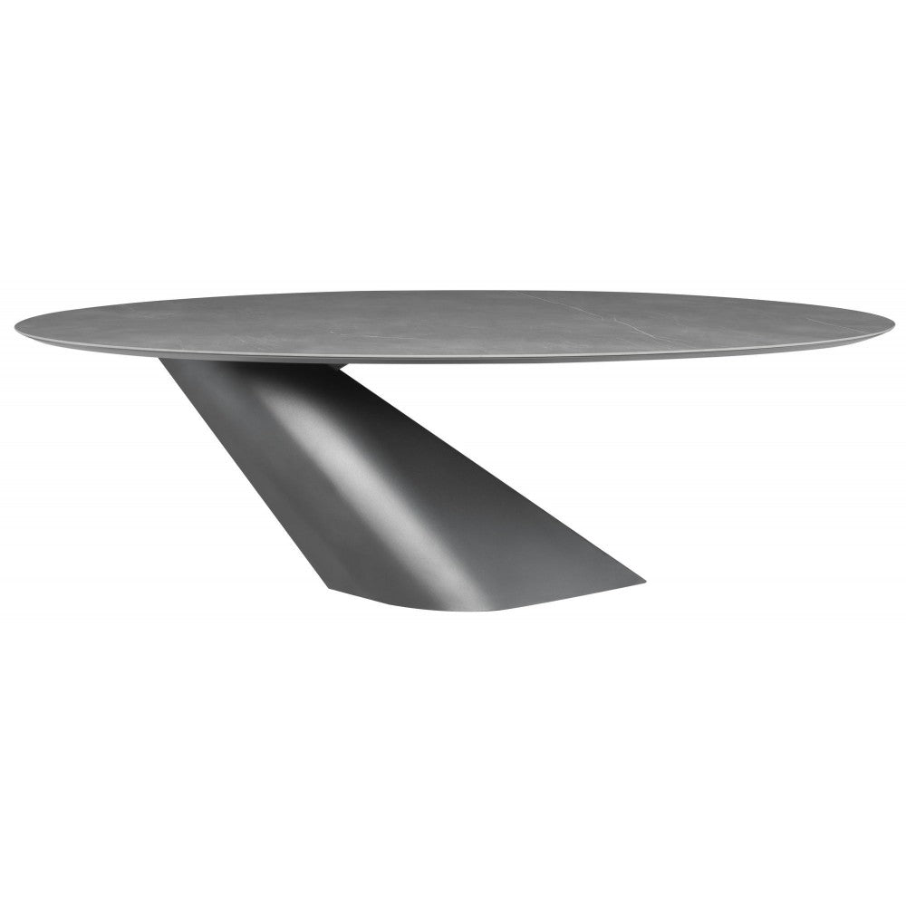 Oblo Gray Ceramic Dining Table, HGNE281