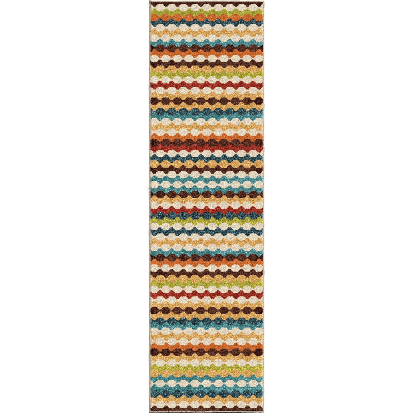 Orian Veranda Nik Nak Gemstone 22"X89"