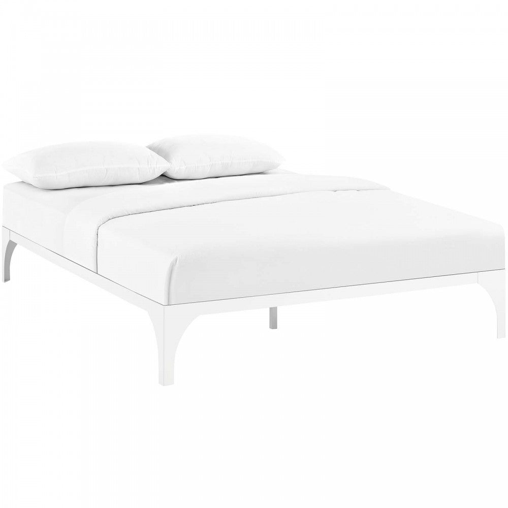 Ollie Full Bed Frame, White