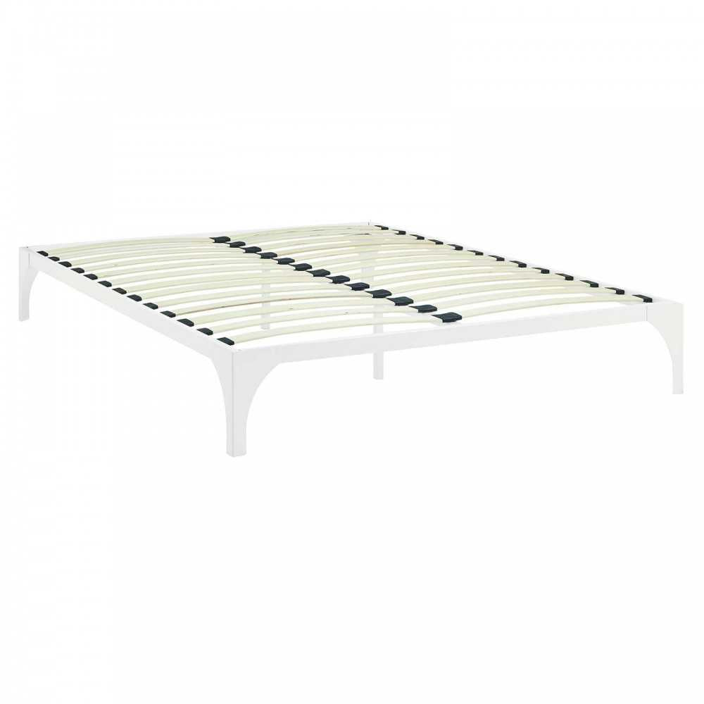 Ollie Full Bed Frame, White