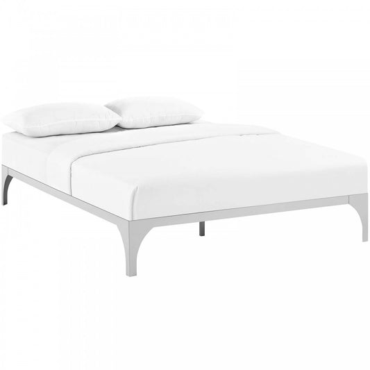 Ollie Full Bed Frame, Silver