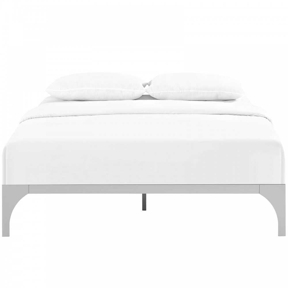 Ollie Full Bed Frame, Silver