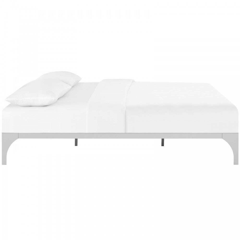 Ollie Full Bed Frame, Silver