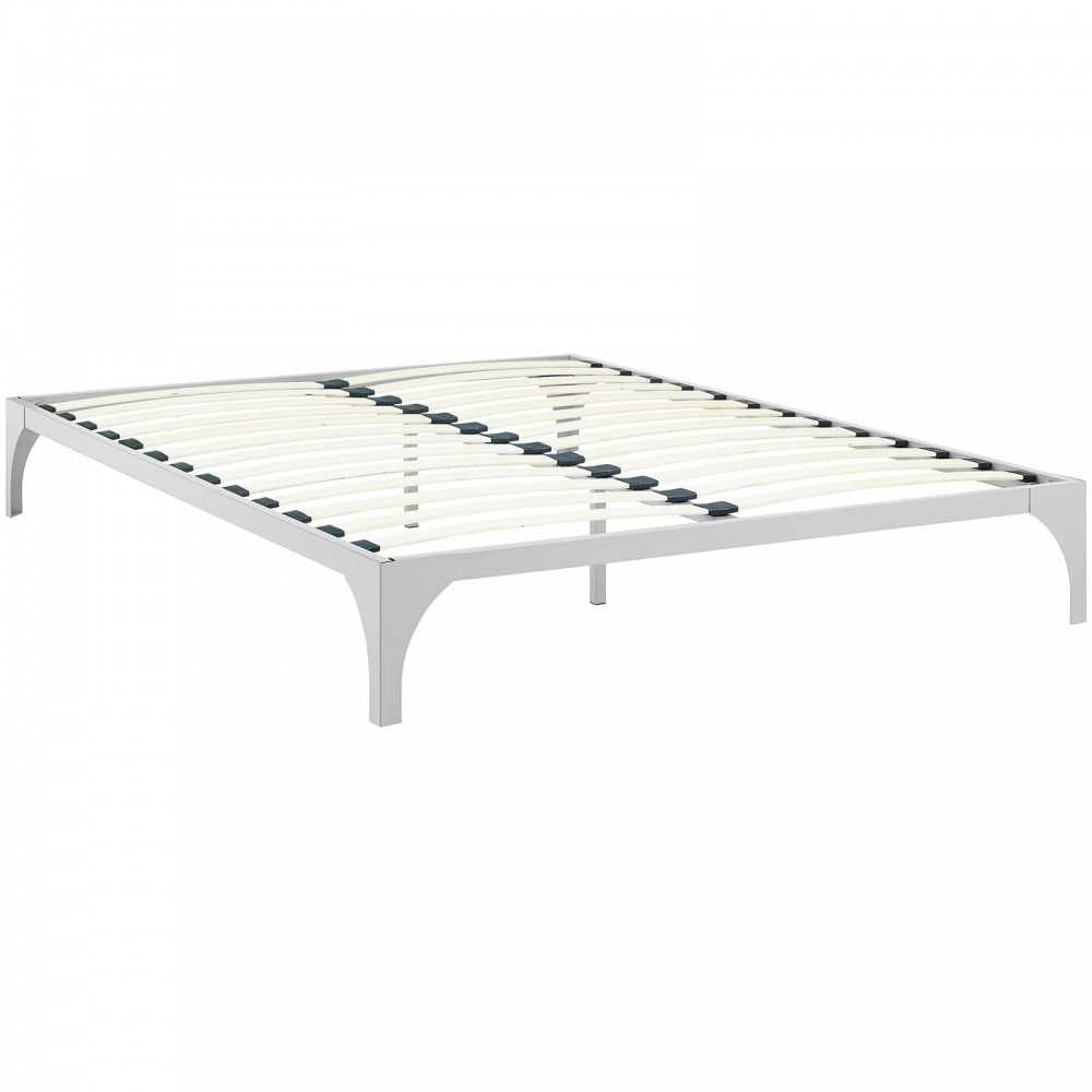 Ollie Full Bed Frame, Silver