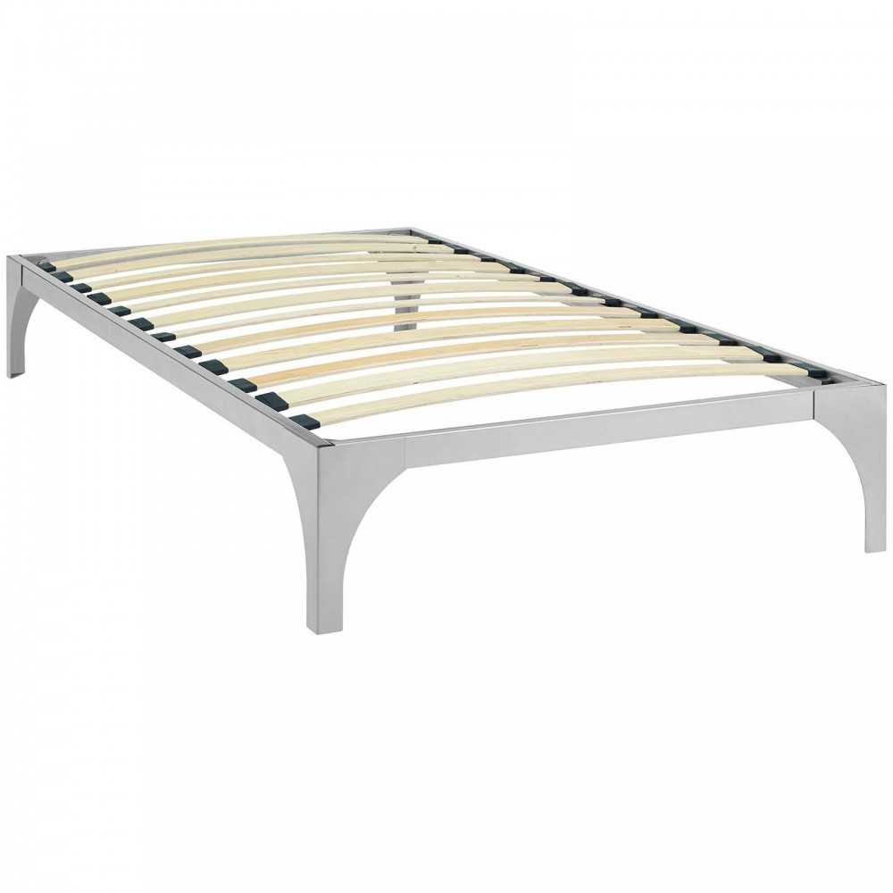 Ollie Twin Bed Frame, Silver