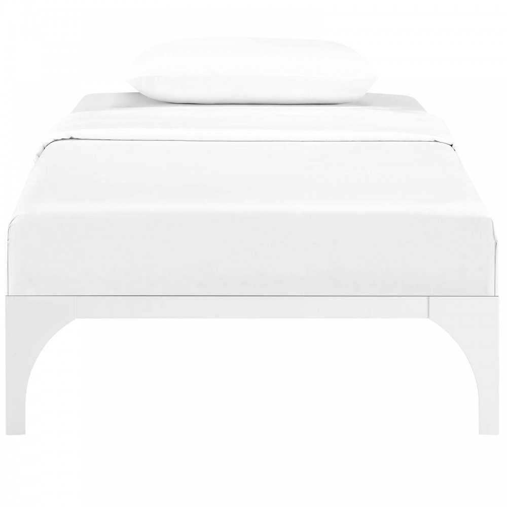 Ollie Twin Bed Frame, White