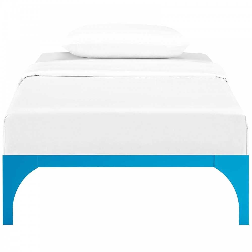 Ollie Twin Bed Frame, Light Blue