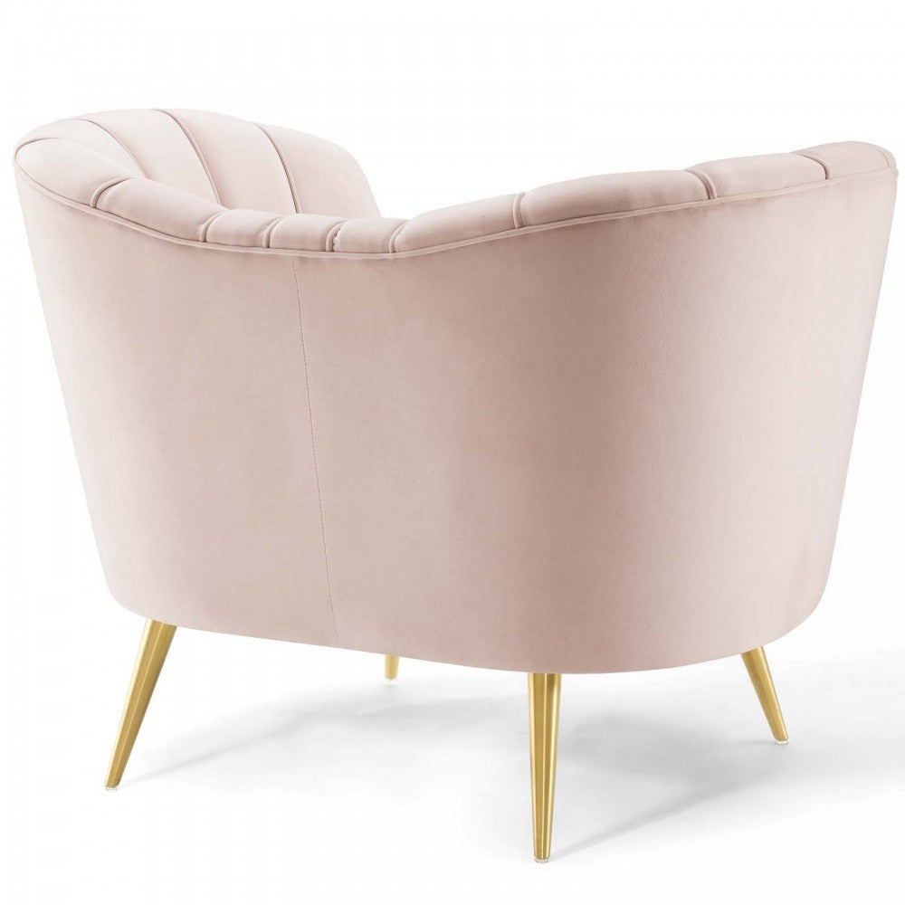 Opportunity Performance Velvet Armchair Set of 2, Pink