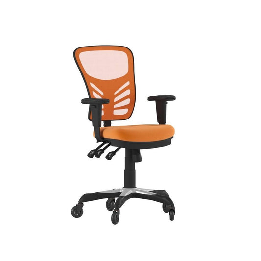 Orange Chair - Roller Wheels