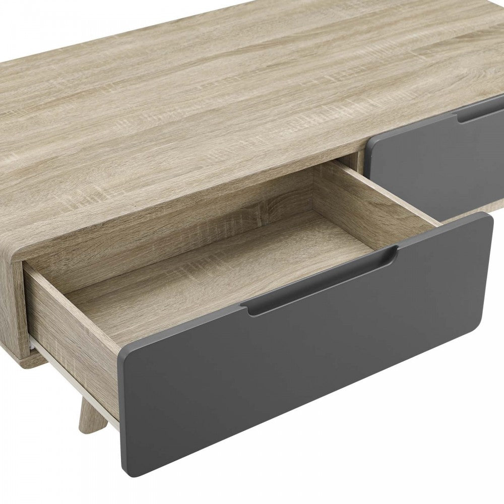 Origin 47" Coffee Table, Natural Gray