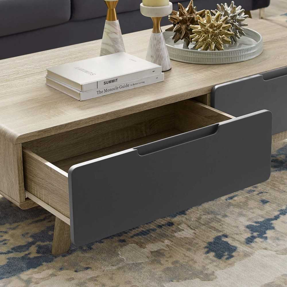 Origin 47" Coffee Table, Natural Gray