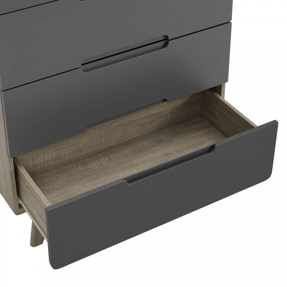 Origin Four-Drawer Chest or Stand, Natural Gray