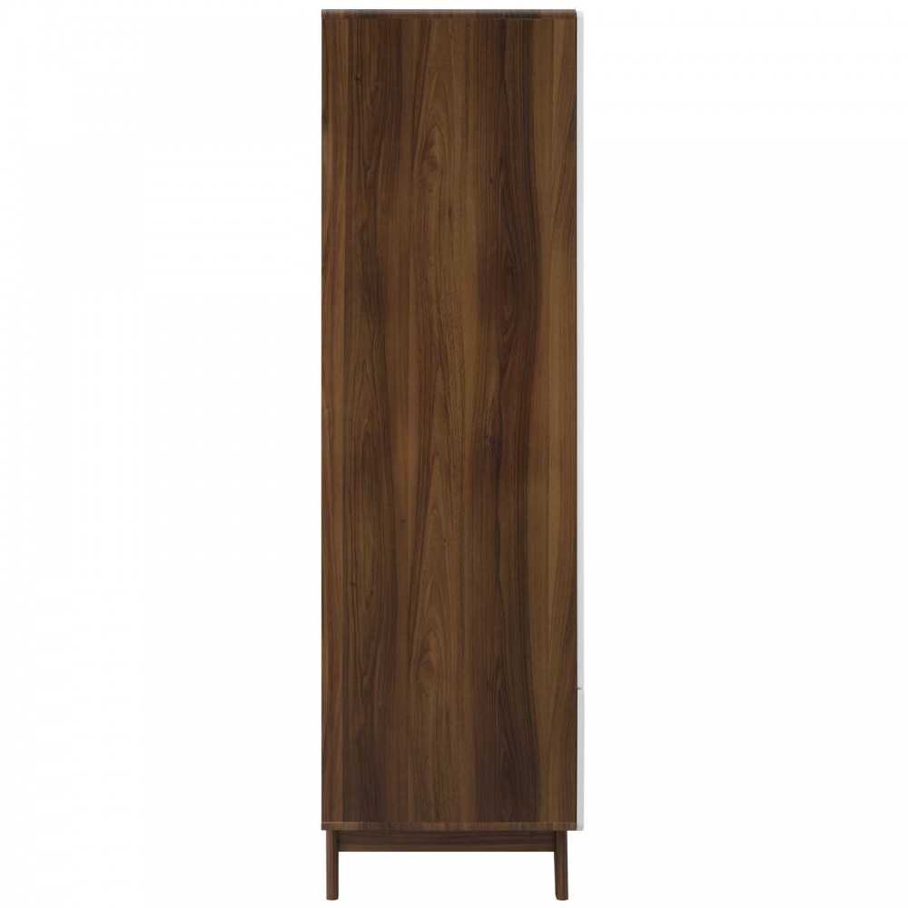 Origin Wood Wardrobe Cabinet, Walnut White