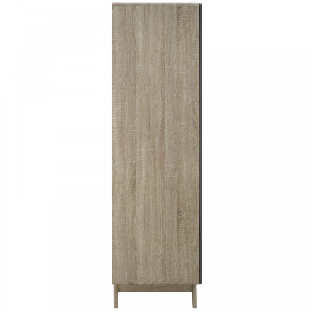 Origin Wood Wardrobe Cabinet, Natural Gray