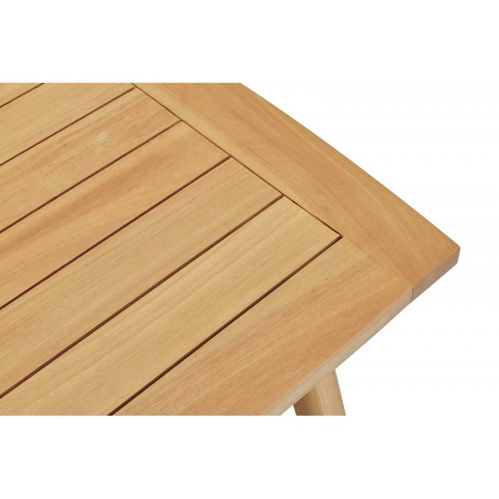 Orlean 3 Piece Outdoor Patio Eucalyptus Wood Set, Natural Light Gray, EEI-3991-NAT-LGR-SET
