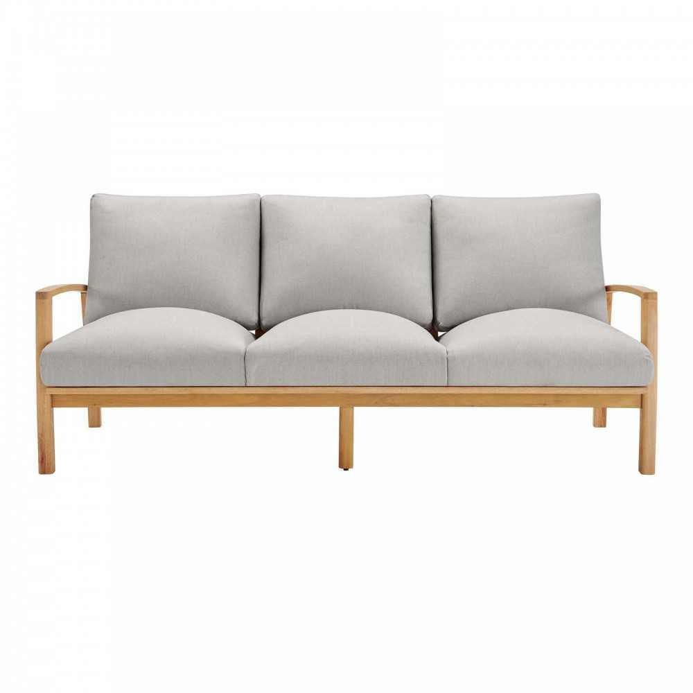 Orlean Outdoor Patio Eucalyptus Wood Sofa