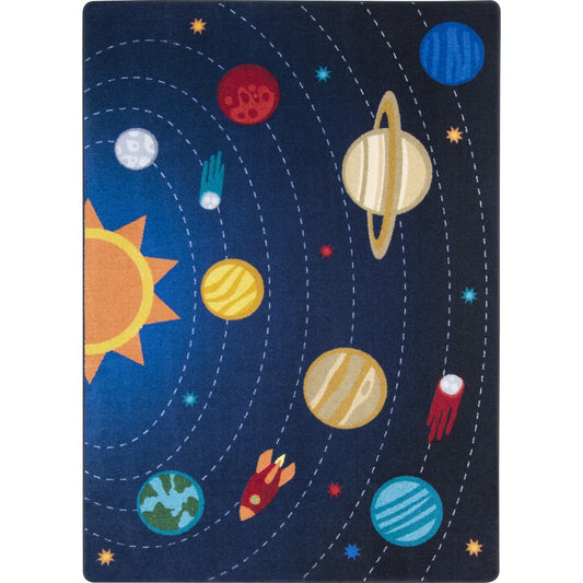 Out of this World 7'8" x 10'9" area rug in color Multi