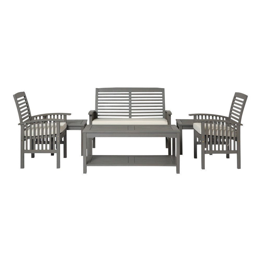 Outdoor Chat Set - Gray Wash, OGWLSCH6GW